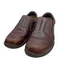 Kuru Kivi Slip On Casual Shoes Dark Brown Leather Mens Size 9 Orthopedic - £46.89 GBP