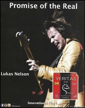 POTR Lukas Nelson DR Veritas acoustic guitar strings 2018 ad print - £3.38 GBP