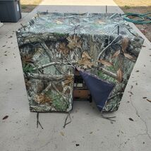 Magnetic Tree Stand Cover Blind Realtree Edge/Mossy Oak Camo Quick Setup... - $99.30 CAD