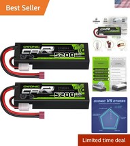 Rechargeable 2S Lipo Battery 50C 5200mAh - Ideal for Cars, Trucks, and D... - $40.50