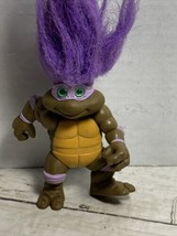 1993 Teenage Mutant Ninja Turtles Donatello Troll Doll Action Figure TMNT - £23.34 GBP