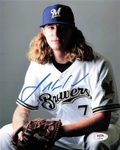 Josh Hader signed 8x10 photo PSA/DNA Milwaukee Brewers Autographed - £39.33 GBP