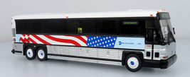 New! MCI D4000 Bus MTA NYC Transit-9/11 Memorial Bus Iconic Replicas 1/87 Scale - £42.17 GBP