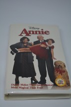 Annie VHS 1990 Disney Video Tape Clam Shell  Kathy Bates - £4.73 GBP