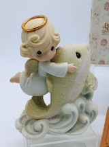 1997 Precious Moments Chapel Exclusive &quot;Fountain Of Angels&quot;  #384844  - £19.48 GBP