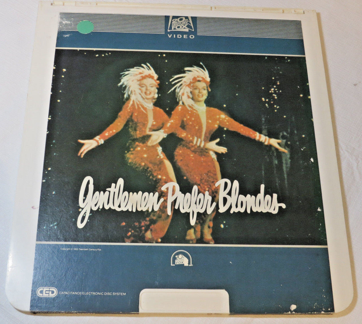 Primary image for Gentlemen Prefer Blondes 20th Century Fox 1953 CED Video Disc videodisc movie