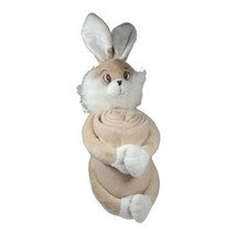 Silver One Kids Stuffed Animal Throw Blanket 2 Piece Gift Set NEW BUNNY ... - £22.36 GBP