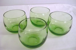 Roly Poly Green Bar Glasses  - $10.00