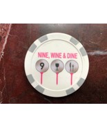 LADIES POKER CHIP GOLF BALL MARKERS &quot;Nine, Wine &amp; Dine&quot; &amp; &quot;This Is How I... - $6.99