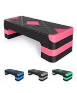 Adjustabl Aerobic Stepper Fitness Step Platform Health Workout For Sport... - $77.99