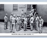 Receiving Mail Camp Kilmer New Jersesy NJ UNP WWII WB Postcard R1 - $4.90