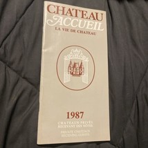 Chateau Accuiel 1987 Brochure - £3.47 GBP