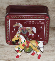 TRAIL OF PAINTED PONIES Christmas Parade Ornament &amp; Tin~2.5&quot;Tall~Holiday... - £38.12 GBP