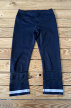 z by zella Women’s stripe crop leggings size S black b10 - £11.74 GBP