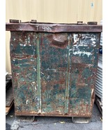 Green Metal Square Bin 53 x 42 x 44 with Fork Lift Slots - Used - $444.68 CAD