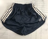 Vintage adidas Atletismo Shorts Hombre S 28-30 Azul Marino con Tres Blanco - $74.44