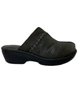 Born Womens Ellendale Leather Slip On Clogs Mules Gray US 7 - $40.60 CAD