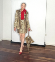 Leopard Print Skirt Suit 1980s Suit Sexy Leopard Career Suit, Offer welc... - €406,51 EUR