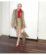 Leopard Print Skirt Suit 1980s Suit Sexy Leopard Career Suit, Offer welc... - €396,72 EUR