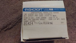 NEW Ashcroft Duralife Gage 0-100 PSI 2-1/2&quot;   LOT of 3  #- 25 1009 AW 02B - $34.19