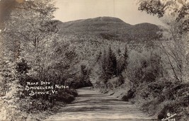 STOWE VERMONT~ROAD INTO SMUGGLERS NOTCH~1934 RICHARDSON REAL PHOTO POSTCARD - £8.54 GBP
