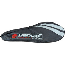 Babolat Team Line Single Tennis Racket Cover Shoulder Strap Bag Black White - £17.97 GBP