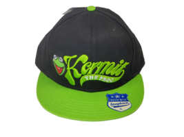 New with Tags NWT Kermit The Frog SnapBack Flat Brim Bill Hat OSFM - $20.76