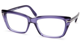 NEW TOM FORD TF5894-B 081 Violet Eyeglasses Frame 56-16-140mm B38mm Italy - £150.26 GBP