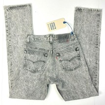 Levis Authorized Vintage 501 Acid Wash Gray Denim Jeans 26 x 31 True Fit NWT USA - £108.10 GBP