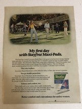 1976 Stay free Maxi Pads Vintage Print Ad pa7 - $9.89