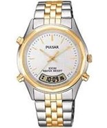 NEW* Pulsar PVR044 Quartz Two-Tone Stainless Steel Watch  MSRP $165 - $165.00