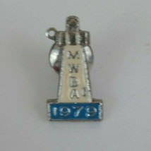 Vintage 1979 Lighthouse MWBA .75&quot; Lapel Hat Pin - £3.48 GBP