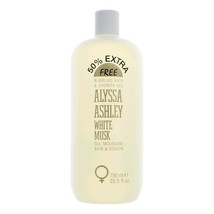 White Musk by Alyssa Ashley, 25.5 oz Bubbling Bath &amp; Shower Gel - £37.73 GBP