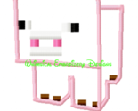Minecraft Pig Machine Embroidery Applique Design Instant Download - $4.00