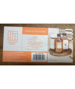 Bed Bath Beyond 9&quot;Acacia Wood Lazy Susan Organizer Kitchen Turntable Pan... - $26.61