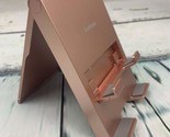 Adjustable Cell Phone Stand Foldable Portable Holder Cradle Rose Gold - $17.10