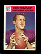 1966 Philadelphia #114 Fran Tarkenton Vg+ Vikings Hof *X57557 - £26.36 GBP