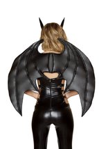 Roma Costume Women&#39;s Bat Wings, Black, One Size - £44.99 GBP