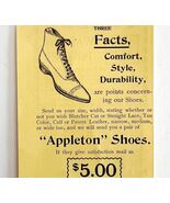 Appleton Shoes Boston Massachusetts 1894 Advertisement Victorian Fashion... - $28.01 CAD
