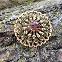Antique Dome Brooch by Arthur Pepper Jewelry - £22.03 GBP