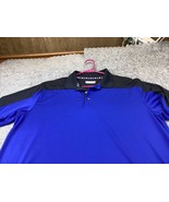 Ben Hogan Polo Golf Shirt Mens X-Large Short Sleeve Blue Black - £10.26 GBP