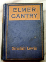 vntg Sinclair Lewis 1927 FE6P ELMER GANTRY evangelic hypocracy historic novel - £17.20 GBP