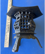 Vintage Asian Japanese Cast Iron Pagoda Lanterns Hanging Lights 10x 8 - $88.11
