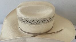 Resistol Men’s 10X Straw Cowboy Hat Size 6 3/4 Self Conforming U.S.A. - $49.95
