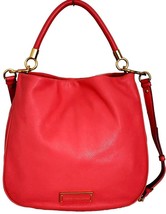 Marc Jacobs Too Hot To Handle Rose Blush Leather Large Crossbody Hobo Bagnwt - $263.33