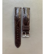 Brown Genuine Ostrich Leather Watch Strap Band Custom Size 16 17 18 19 2... - $48.00