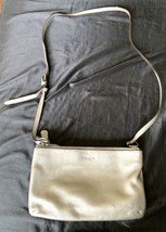 Coach Metallic Tan Pebbled Crossbody EUC - $41.58