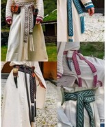 Embroidered Viking Belt – Medieval Cotton Sash with Norse Motifs for Ree... - €29,90 EUR