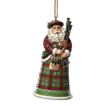Jim Shore Scottish Santa Hanging Ornament from Around the World Collection - £23.18 GBP