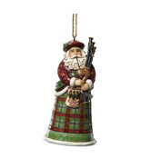 Jim Shore Scottish Santa Hanging Ornament from Around the World Collection - $29.69